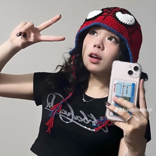 Mũ len Spiderman Người Nhện Mayday đan len Handmade