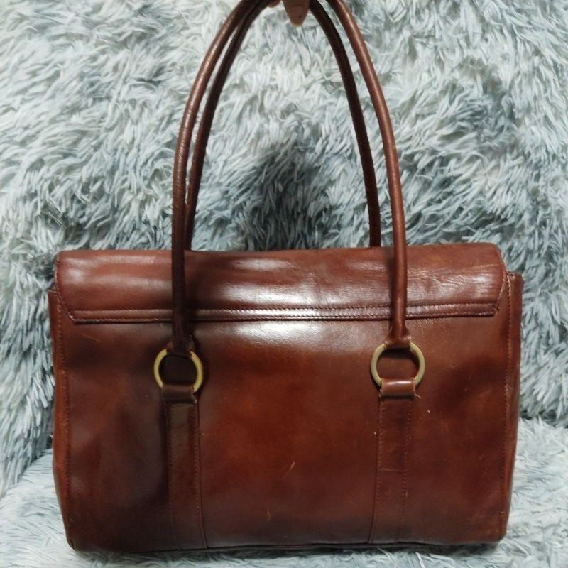 Túi M59 si hiệu JASPER CONRAN thương hiệu Châu Âu da mộc cực đẹp 38cmx25cmx10cm