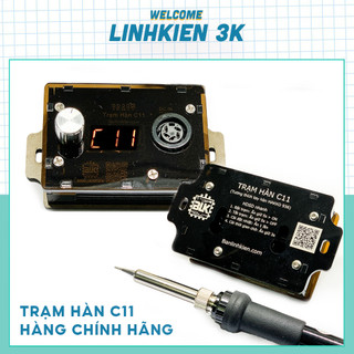 Trạm Hàn C11 cài đặt thời gian chờ , bảo vệ quá nhiệt tay hàn, bảo vệ mạch khi không có tay hàn sử dụng tay hàn 907