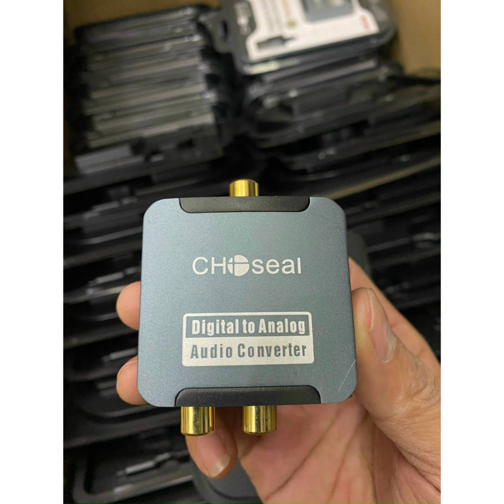 Chuyển quang Choseal giải mã âm thanh optical ra av tặng dây quang 1M - Hàng 90 - 95% có xước, lem