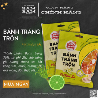   Mới  Bánh Tráng Trộn Bịch Trọng Lượng 23g Vị Chanh Sả Thương Hiệu Miss Bánh Tráng Đặc Biệt Thơm Ngon Giá Cả Phải Chăng 