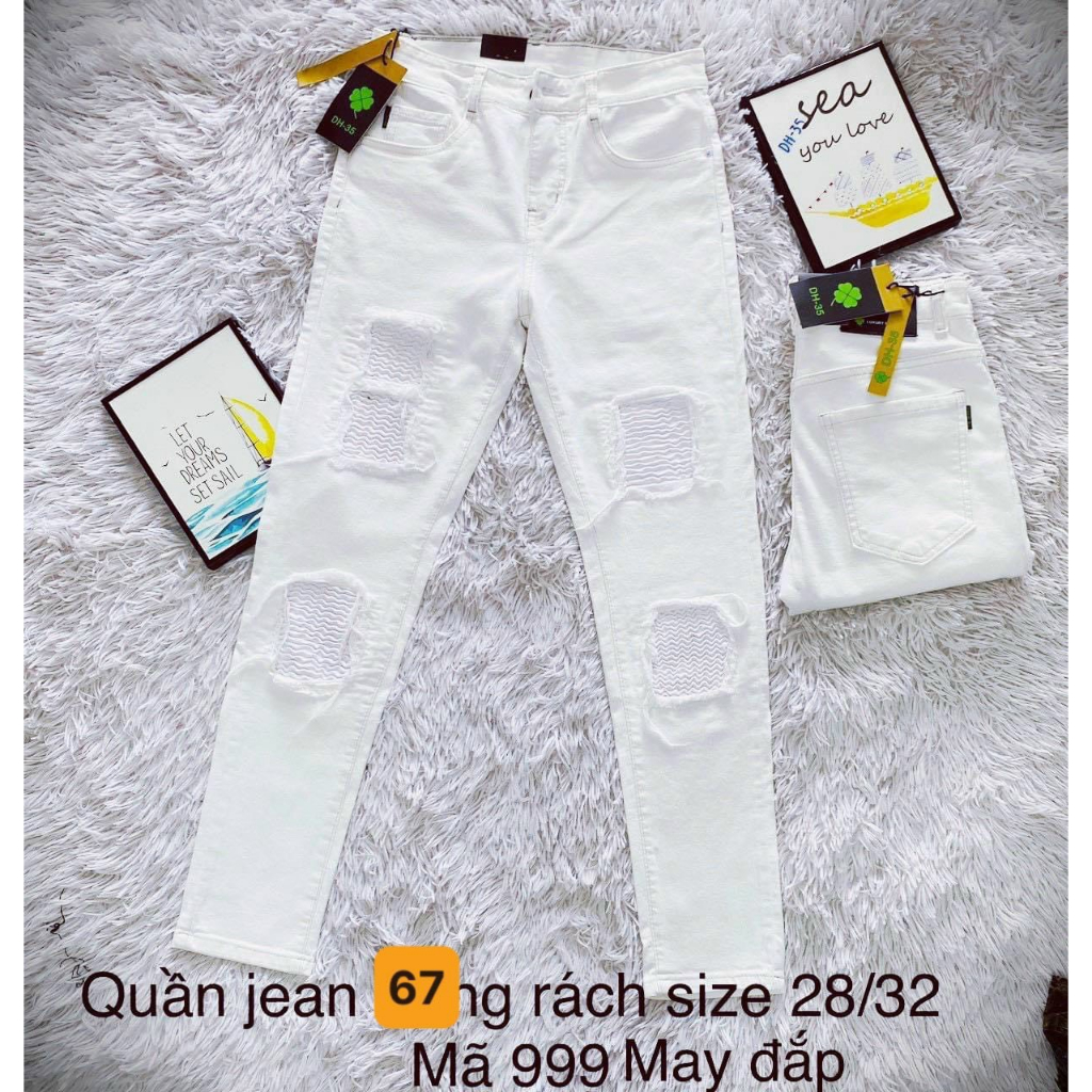 Quần jean nam in LV, phong cách trẻ trung năng động