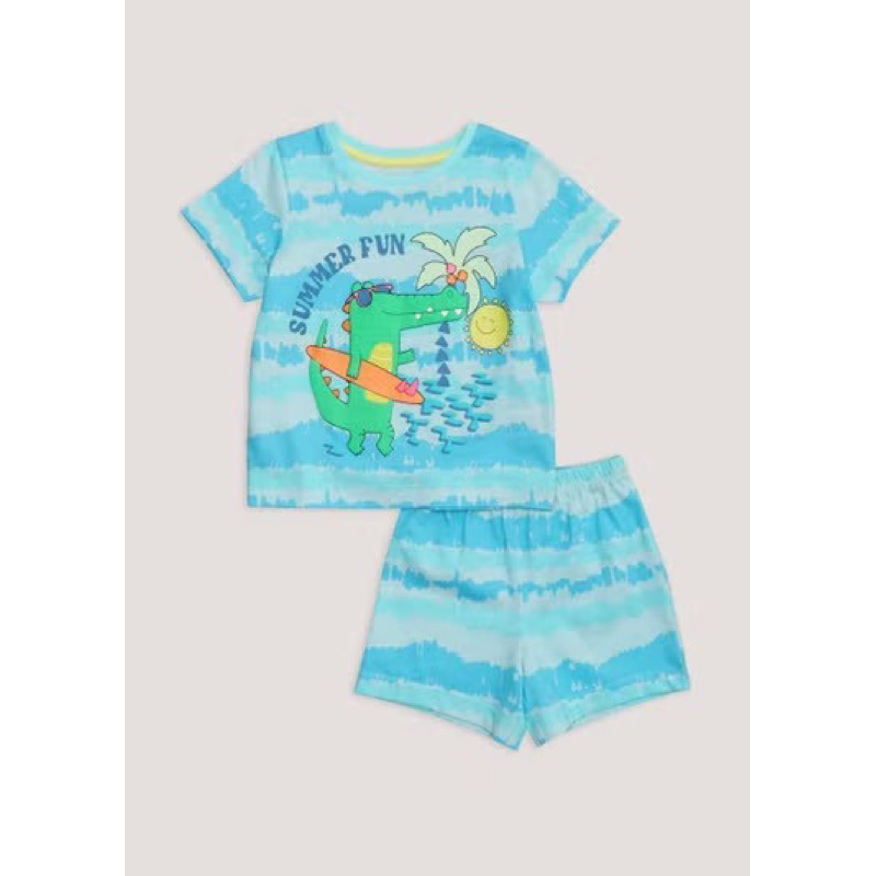 Set đồ bé trai Matalan họa tiết siêu mát