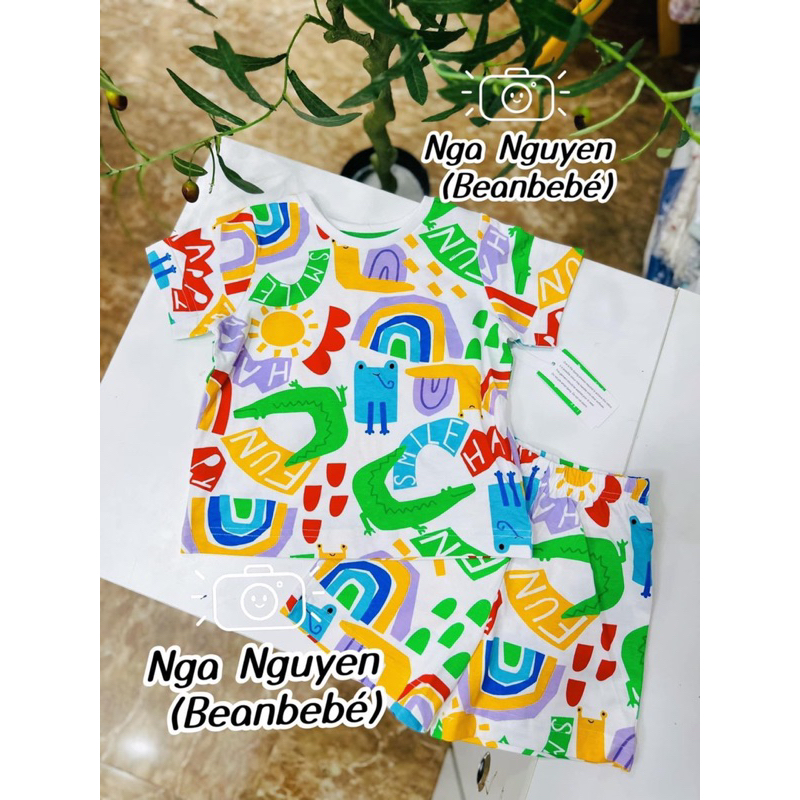 Set đồ bé trai Matalan họa tiết siêu mát