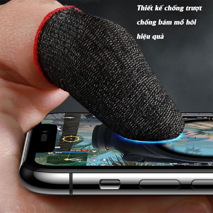 Găng tay Bao tay chơi game mobile Freefire Liên quân PUBG thiết kế tiện lợi, cảm ứng nhạy, chống mồ hôi