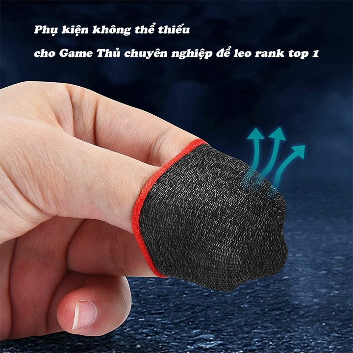 Găng tay Bao tay chơi game mobile Freefire Liên quân PUBG thiết kế tiện lợi, cảm ứng nhạy, chống mồ hôi