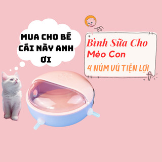 Bình sữa nhiều núm zú cho chó mèo con sơ sinh uống sữa