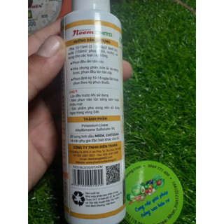 Dầu neem chitosan dầu neem sinh học xua đuổi côn trùng gây hại như bọ trĩ, nhện đỏ, rầy, rệp