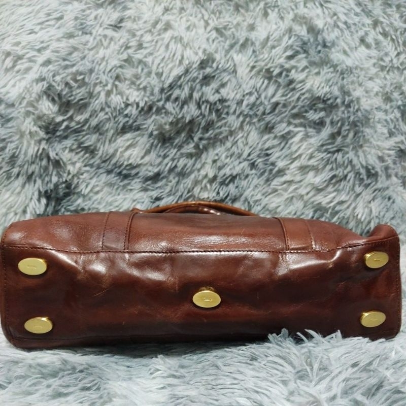 Túi M59 si hiệu JASPER CONRAN thương hiệu Châu Âu da mộc cực đẹp 38cmx25cmx10cm