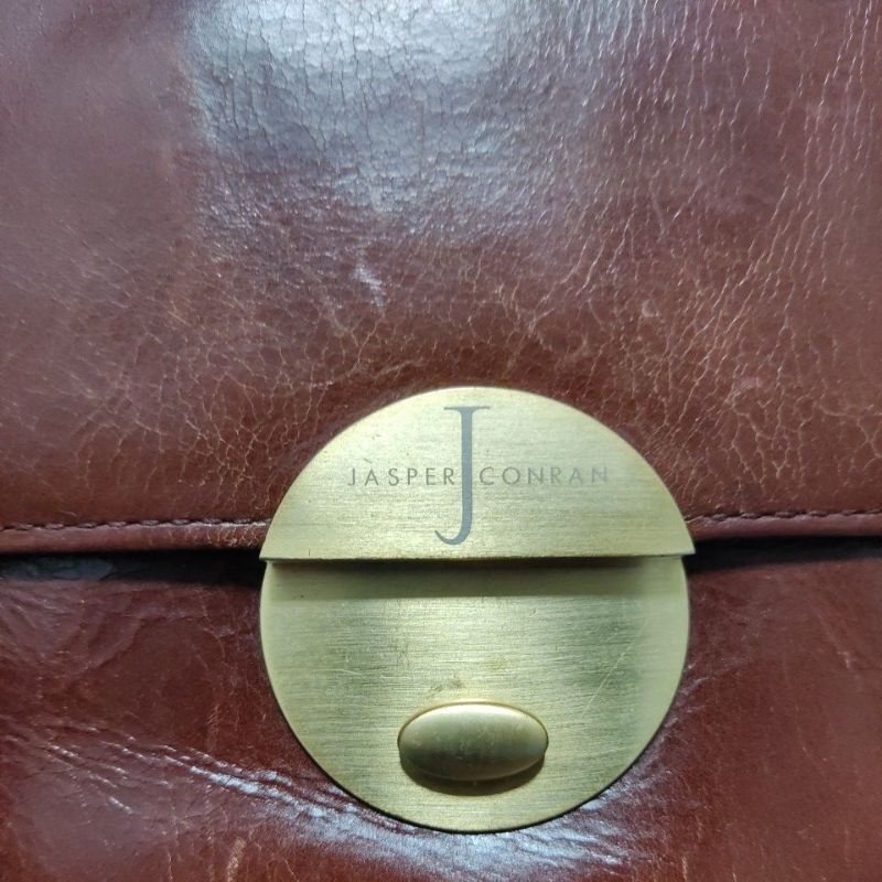 Túi M59 si hiệu JASPER CONRAN thương hiệu Châu Âu da mộc cực đẹp 38cmx25cmx10cm