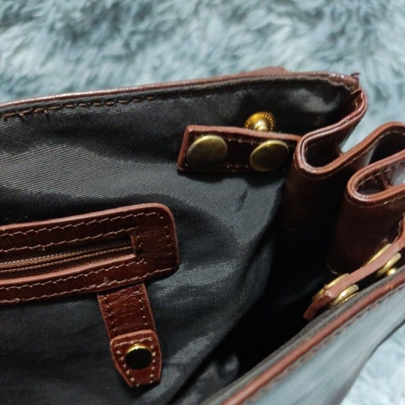 Túi M59 si hiệu JASPER CONRAN thương hiệu Châu Âu da mộc cực đẹp 38cmx25cmx10cm