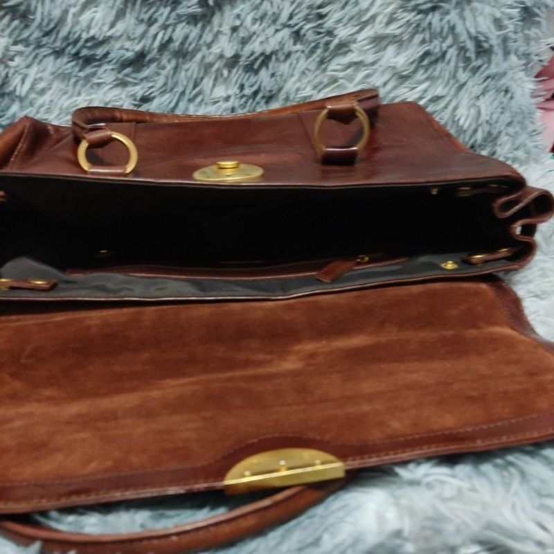 Túi M59 si hiệu JASPER CONRAN thương hiệu Châu Âu da mộc cực đẹp 38cmx25cmx10cm