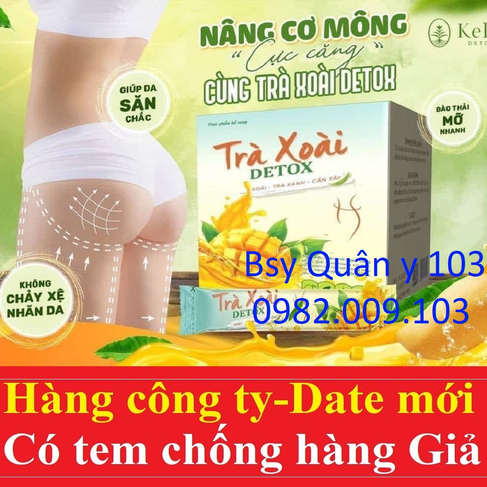 Trà giảm cân vị bí đao kelly detox diet vip