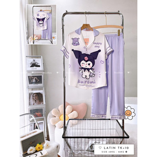 Đồ bộ LỤA LATIN tay ngắn quần dài Boo Boo