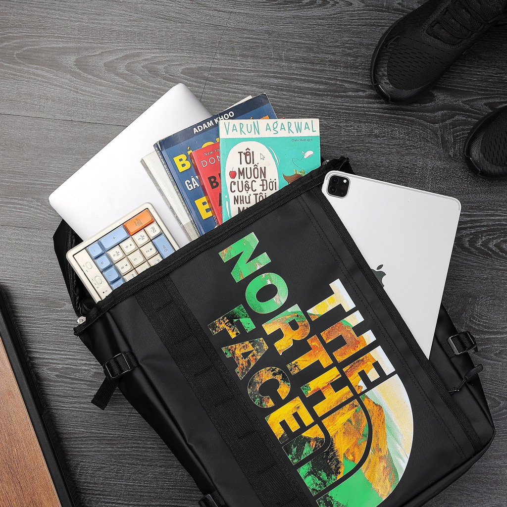 Balo Du Lịch Laptop TNF The North Face Fuse Box Balo Có Ngăn Laptop 16 inch 17 inch Chống Sốc