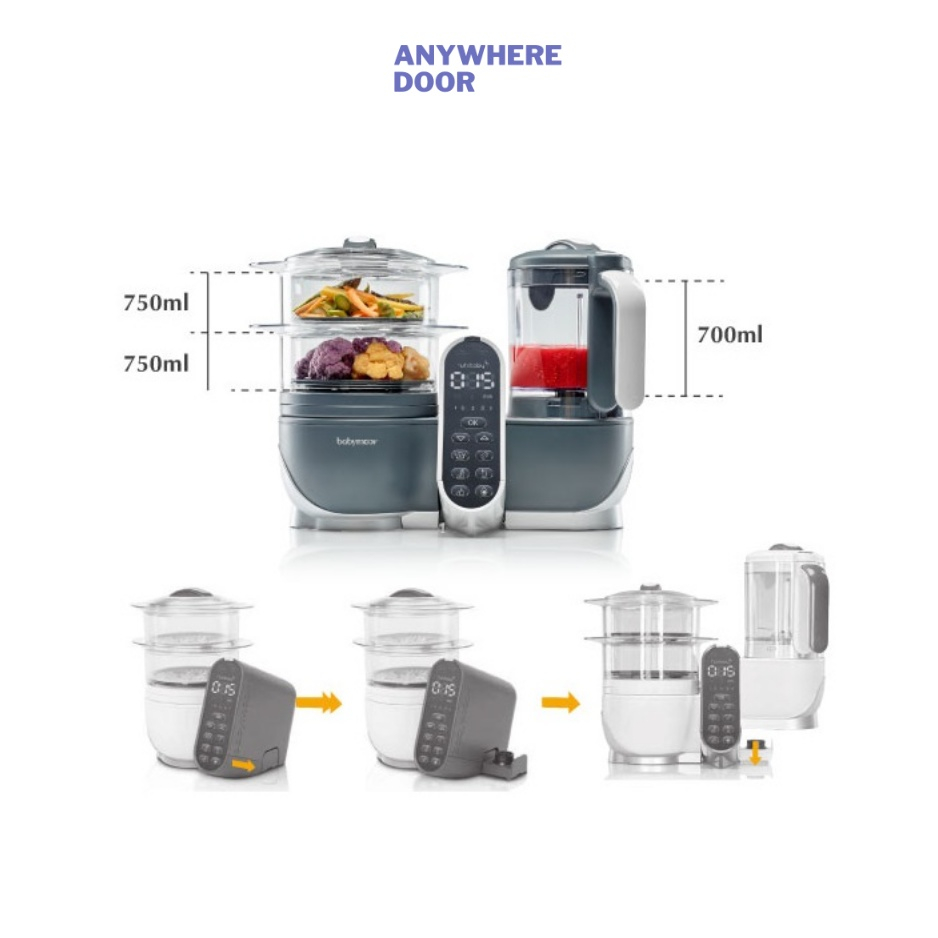 Máy xay hấp đa năng Nutribaby Plus 5in1 Babymoov