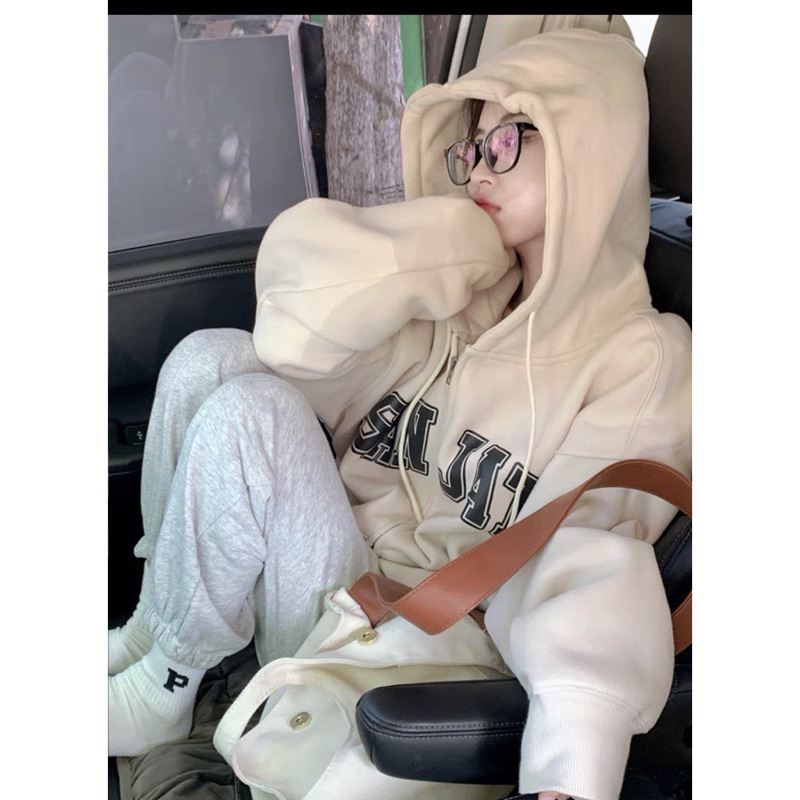 Áo khoác nỉ Hoodie zip SANJATI , hàng chuẩn i hình , chất nỉ dày dặn hàng chuẩn form cá tính TPP FASHION