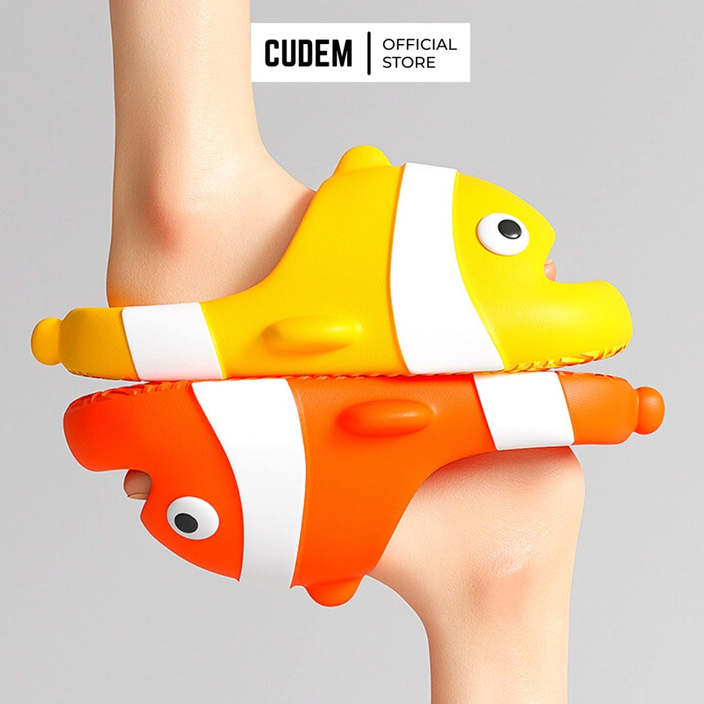 Dép nữ bánh mì quai ngang nữ hình chú cá hề Disney ngộ nghĩnh siêu đáng yêu D21