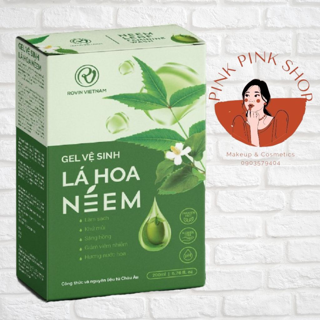 Gel Dung Dịch Vệ Sinh Lá Hoa Neem 200Ml