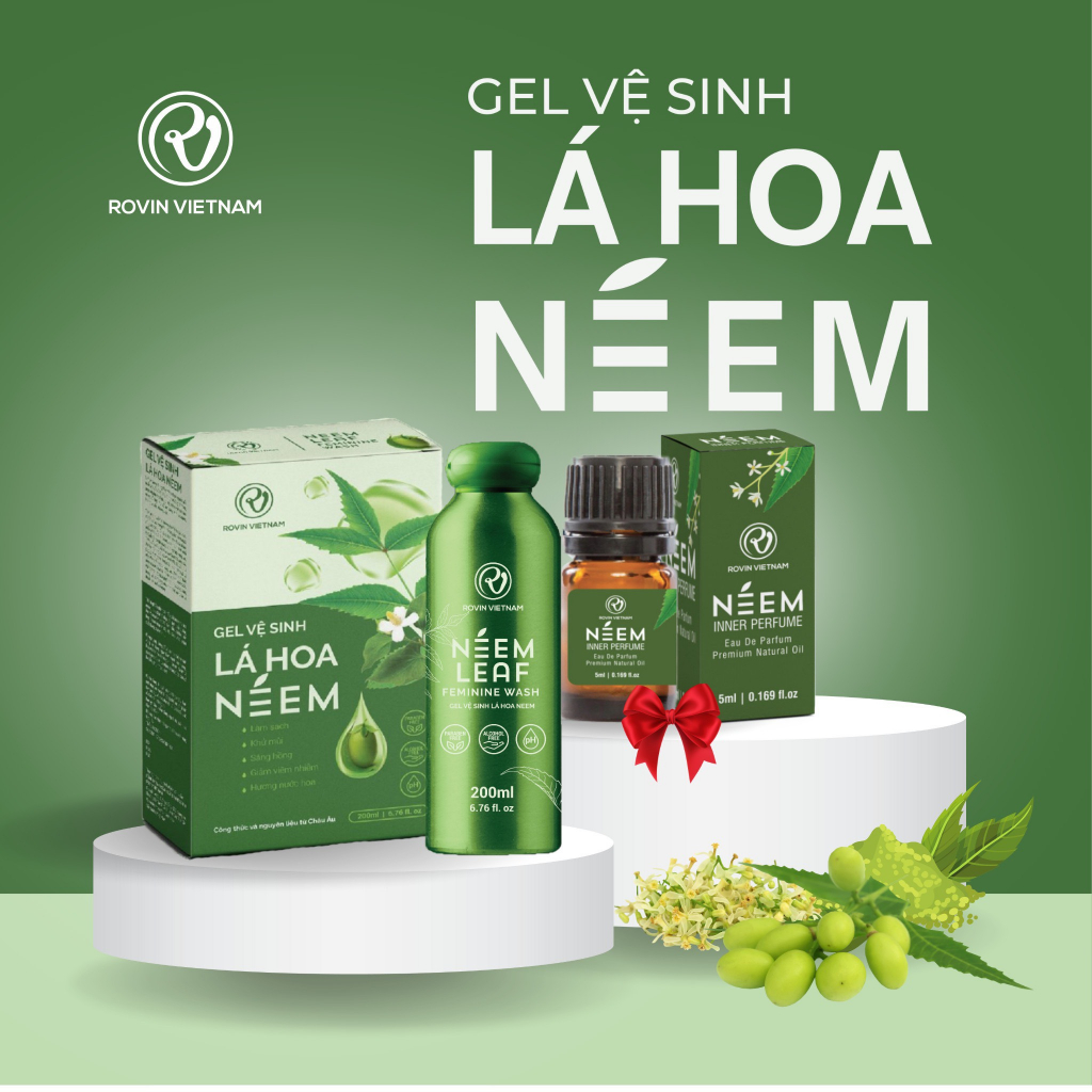 Gel Dung Dịch Vệ Sinh Lá Hoa Neem 200Ml