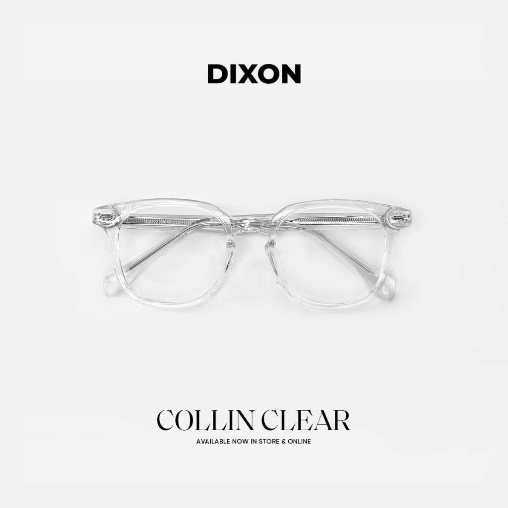 Mắt kính nam nữ COLLIN form vuông bo tròn viền thời thượng - CARAS.E