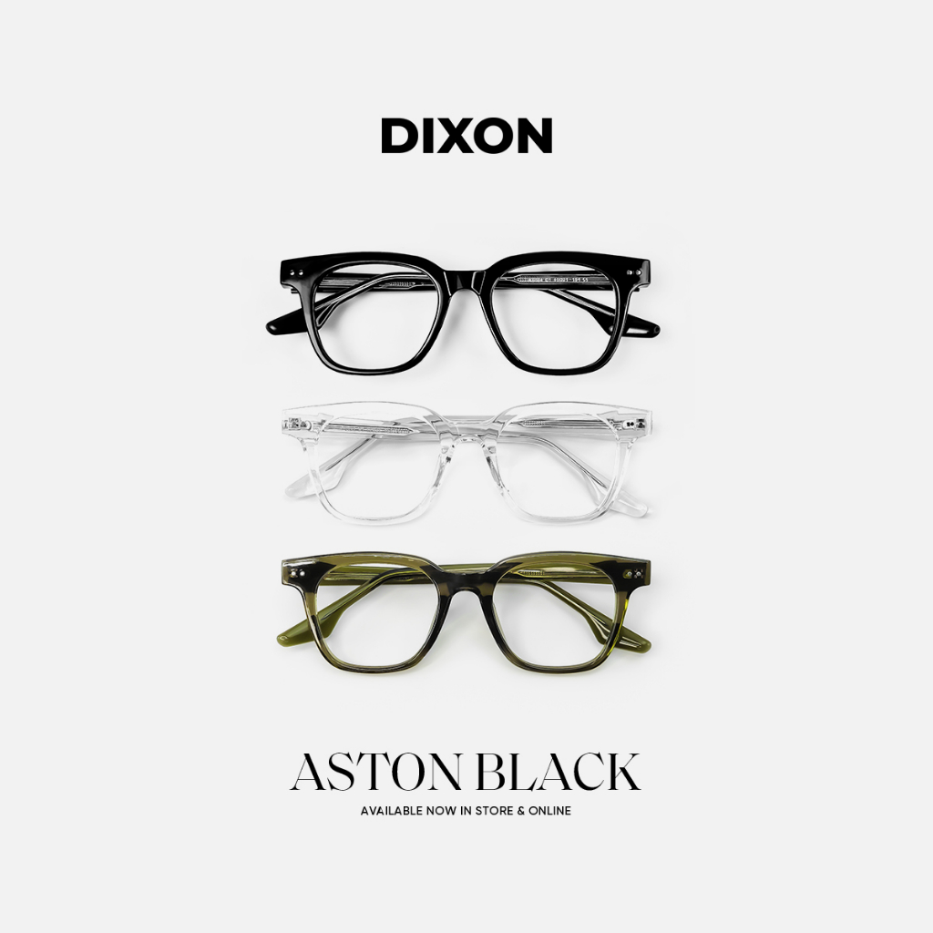 Mắt kính nam nữ ASTON form chữ nhật bản to thời thượng - CARAS.E