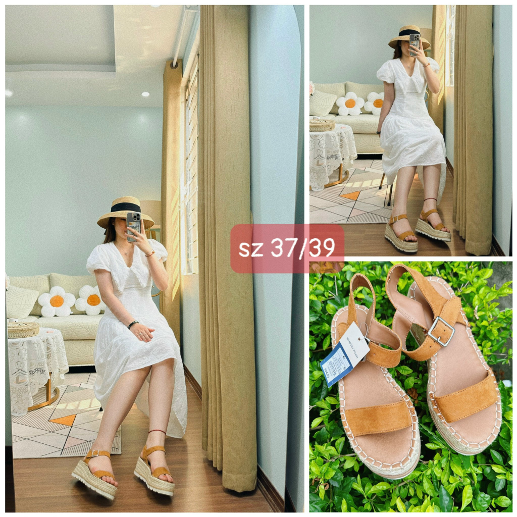 LÔ SIZE 37 - Dép Cói Cực Xinh, Sandal Cói, Hàng Dư Xịn