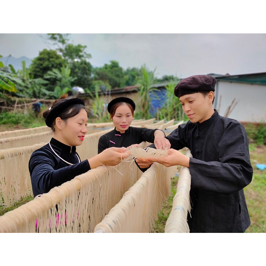 1Kg Bún Khô , Phở Khô Nhà Làm Thủ Công Nguyên Chất Từ Gạo - Mì Gạo Sạch Dai Ngon Đặc Sản Tuyên Quang