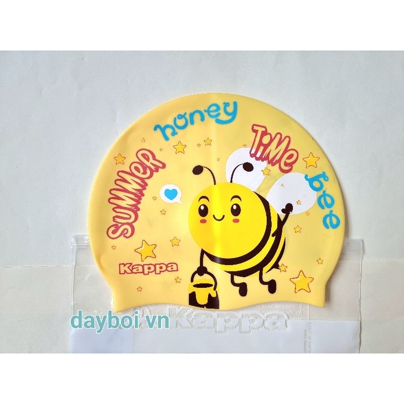 Mũ Bơi/Nón Bơi Silicone Kappa Chính Hãng Kháng Nước Cho Trẻ Em