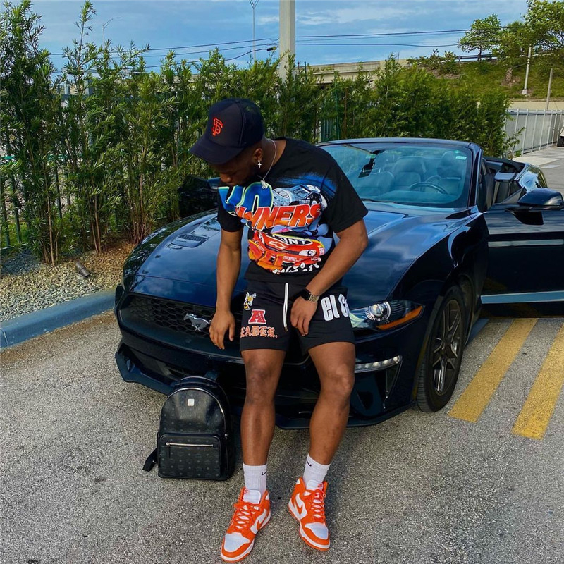 Quần Thun Ngố Nam Họa Tiết Nổi AGNU HeiLit Short Nỉ Đùi Dày Dặn Có Túi Kết Hợp Dây Rút