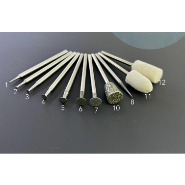 Mũi mài, cắt, chà, đánh bóng........ cán 2.3mm