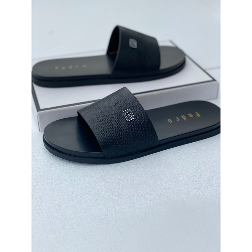Dép lê Nam Bản Ngang Chữ G, Đế cao su non đi êm chống trơn trượt, thơi trang nam 2023