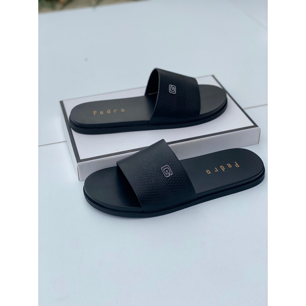Dép lê Nam Bản Ngang Chữ G, Đế cao su non đi êm chống trơn trượt, thơi trang nam 2023