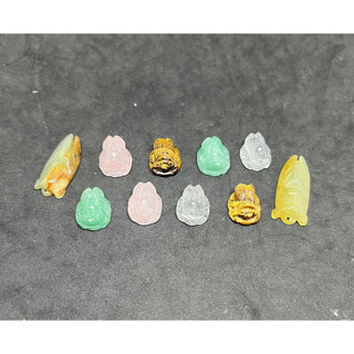 Mặt dây Ve sầu phong thuỷ Ngọc thiền Jade mini size nhiều loại cho các sĩ tử mùa thi