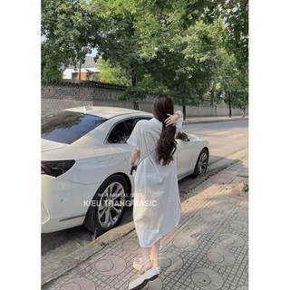 Váy Đũi Sơmi Xuông Kiều Trang Basic