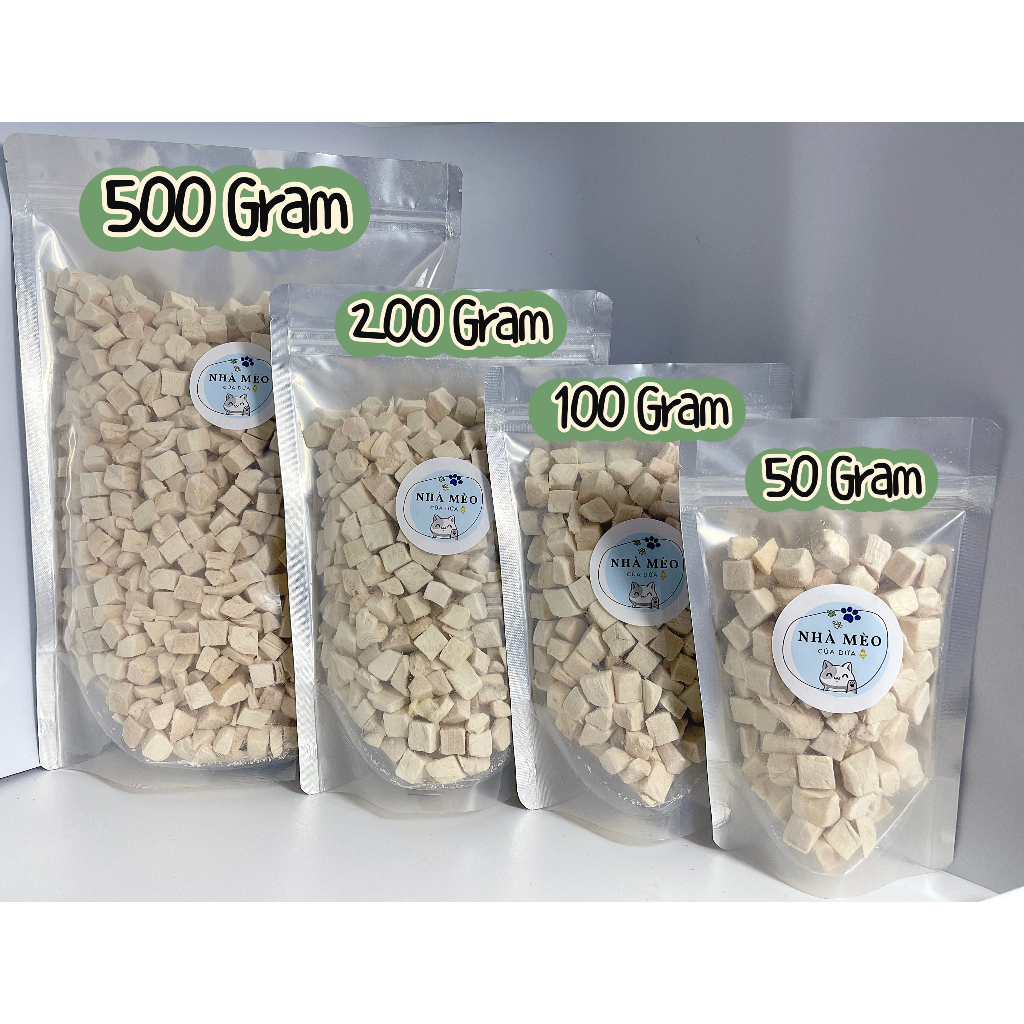 500g Ức Gà Viên Sấy Khô Thơm Ngon Cho Chó Mèo