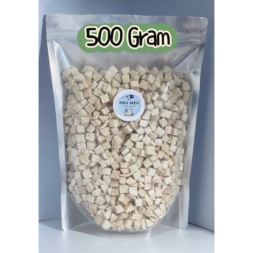 500g Ức Gà Viên Sấy Khô Thơm Ngon Cho Chó Mèo