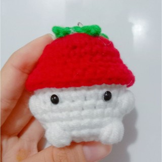 MÓC KHOÁ BÉ NẤM LEN HANDMADE