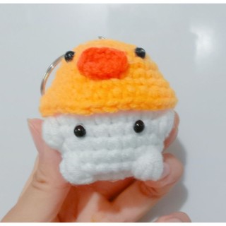 MÓC KHOÁ BÉ NẤM LEN HANDMADE
