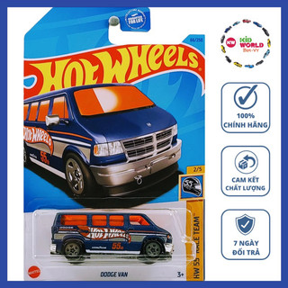 Xe mô hình hot wheels basic dodge van hkh67.