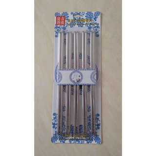 Vỉ 5 Đôi Đũa iNox