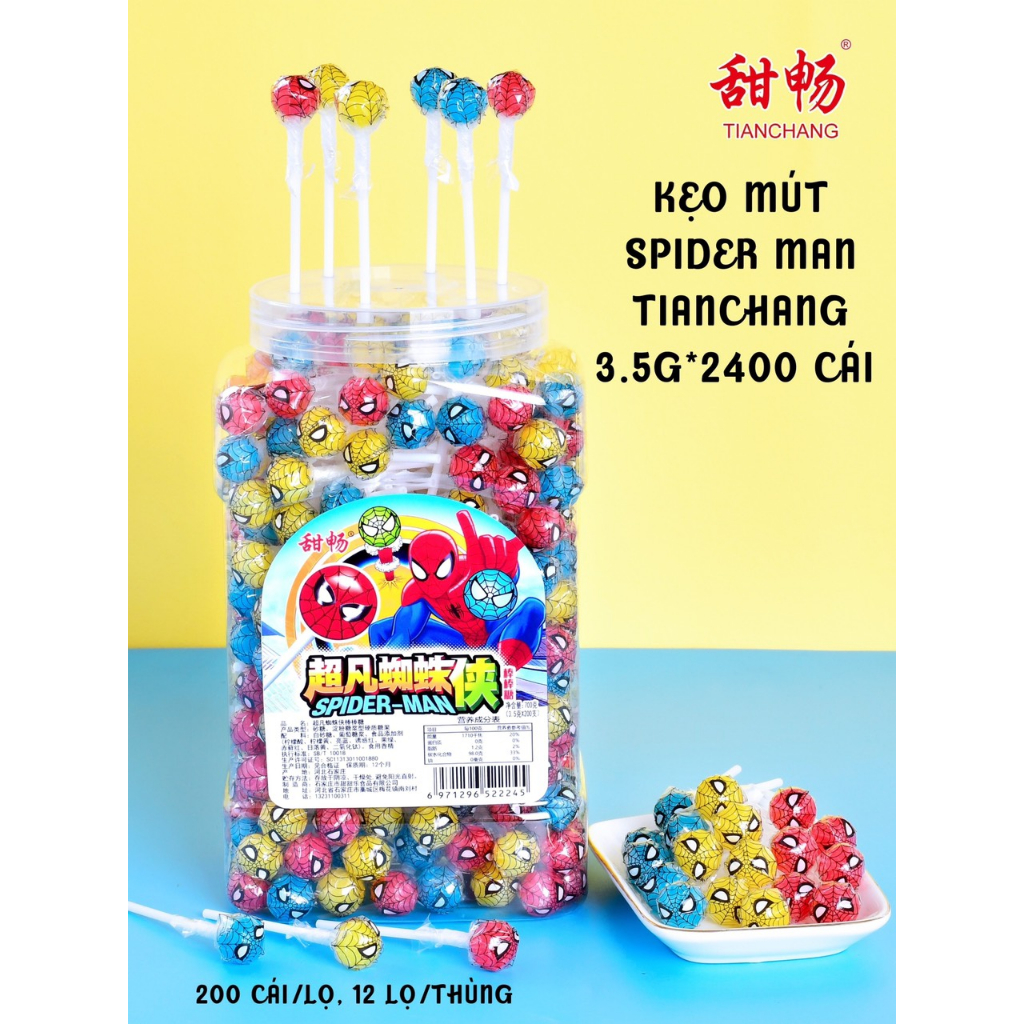 Kẹo Mút Mini Trái Cây Cho Bé