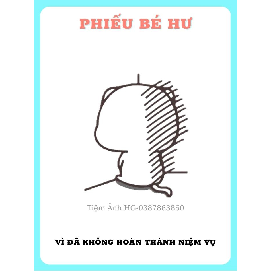 Set 5 Phiếu Bé Hư Đáng Yêu Dành Tặng Người Yêu