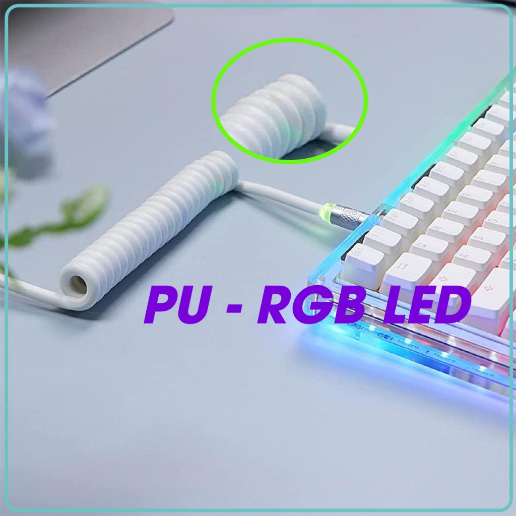 Dây Cáp Bàn Phím Cơ, Cáp Lò xo, Loại Type C, Customize | BigBuy360 - bigbuy360.vn