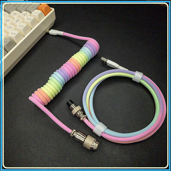 Dây Cáp Bàn Phím Cơ, Cáp Lò xo, Loại Type C, Customize | BigBuy360 - bigbuy360.vn