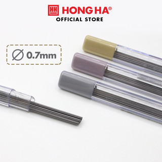 Ruột ngòi bút chì kim 0.7mm hồng hà 2b