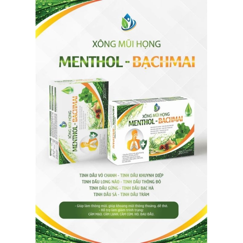 viên xông mũi họng - ngừa mụn đẹp da