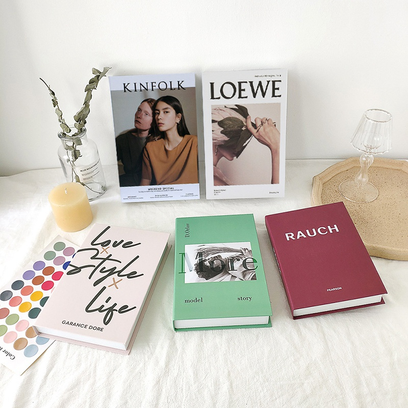 Mô hình Sách giả trang trí, Sách decor bàn làm việc, trang trí nhà cửa và làm đạo cụ chụp ảnh