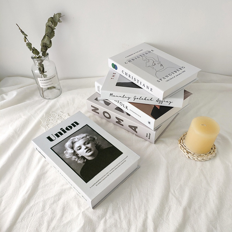 Mô hình Sách giả trang trí, Sách decor bàn làm việc, trang trí nhà cửa và làm đạo cụ chụp ảnh