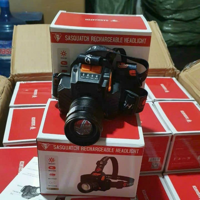 Đèn pin đội đầu 1 bóng cảm biến vẫy tay🥰 FREE SHIP🥰 Đèn đội đầu siêu sáng có zoom xa gần hiển thị pin | BigBuy360 - bigbuy360.vn